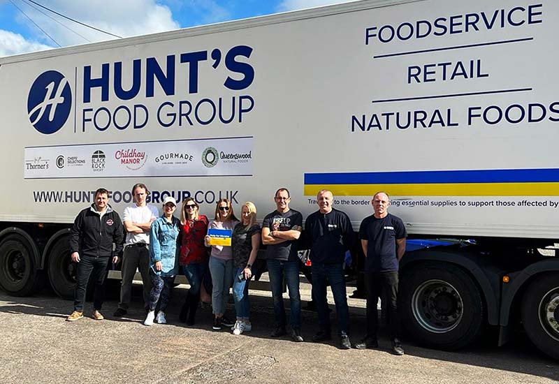 Hunt's Food Group Ukraine donation